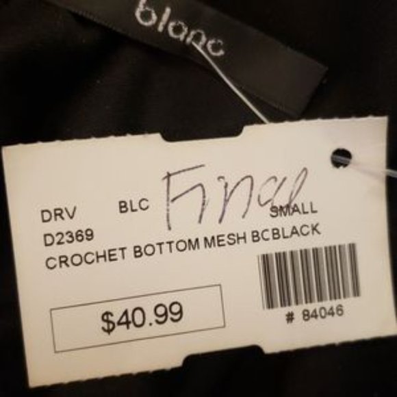 Blanc crochet bottom mesh dress, S. - Picture 14 of 14